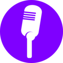 download Icon Microphone clipart image with 270 hue color