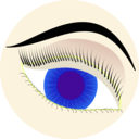 download Eye clipart image with 45 hue color