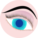 download Eye clipart image with 0 hue color