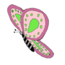 download Pink Purple Butterfly clipart image with 45 hue color