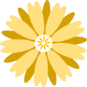 download Flower clipart image with 45 hue color