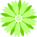 download Flower clipart image with 90 hue color