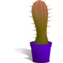 download Cactus clipart image with 270 hue color
