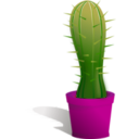 download Cactus clipart image with 315 hue color