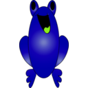 download Frog Icon clipart image with 90 hue color
