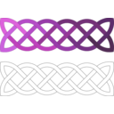 download Celtic Knot 2d Design clipart image with 270 hue color