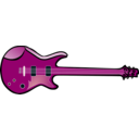 download Bass Guitar clipart image with 315 hue color