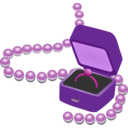 download Jewellery Box clipart image with 270 hue color