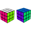 download Rubiks Cube clipart image with 90 hue color