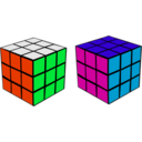 download Rubiks Cube clipart image with 135 hue color