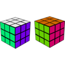 download Rubiks Cube clipart image with 270 hue color