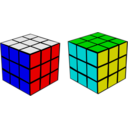 download Rubiks Cube clipart image with 0 hue color