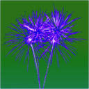 download Firework clipart image with 225 hue color