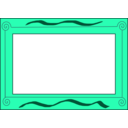 download Border With Ornaments clipart image with 135 hue color