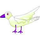 download Bird clipart image with 225 hue color