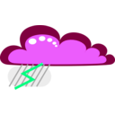 download Drakoon Thunder Cloud 2 clipart image with 90 hue color