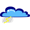 download Drakoon Thunder Cloud 2 clipart image with 0 hue color