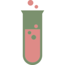 download Test Tube clipart image with 315 hue color