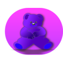 download Teddy Bear clipart image with 225 hue color