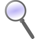 download Magnifying Glass clipart image with 45 hue color