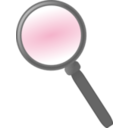 download Magnifying Glass clipart image with 135 hue color