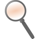 download Magnifying Glass clipart image with 180 hue color