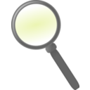 download Magnifying Glass clipart image with 225 hue color