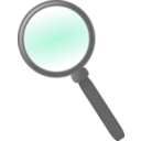 download Magnifying Glass clipart image with 315 hue color