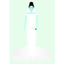 download Bride clipart image with 135 hue color