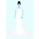 download Bride clipart image with 180 hue color