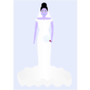 download Bride clipart image with 225 hue color