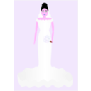 download Bride clipart image with 270 hue color