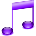 download Music Note Icon clipart image with 270 hue color