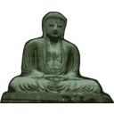 download Kamakura Buddha clipart image with 45 hue color