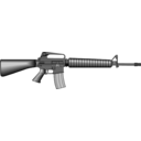 download M16 clipart image with 315 hue color
