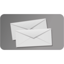 download Two Mails clipart image with 270 hue color