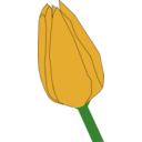 download Tulip2 clipart image with 45 hue color