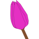 download Tulip2 clipart image with 315 hue color