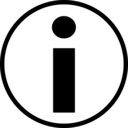 download Universal Information Symbol clipart image with 225 hue color