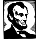 download Abraham Lincoln clipart image with 45 hue color