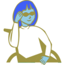 download Girl In Wheelchair clipart image with 180 hue color