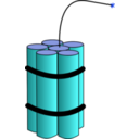 download Dynamite Bundle clipart image with 180 hue color