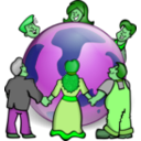 download Embrace The World clipart image with 90 hue color