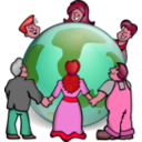 download Embrace The World clipart image with 315 hue color