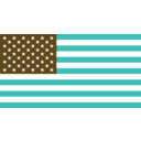 download United States clipart image with 180 hue color