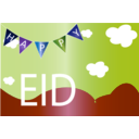 download Happy Eid clipart image with 225 hue color