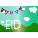 download Happy Eid clipart image with 315 hue color