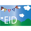 download Happy Eid clipart image with 0 hue color