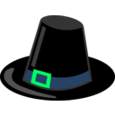 download Pilgrim Hat clipart image with 90 hue color