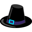 download Pilgrim Hat clipart image with 135 hue color